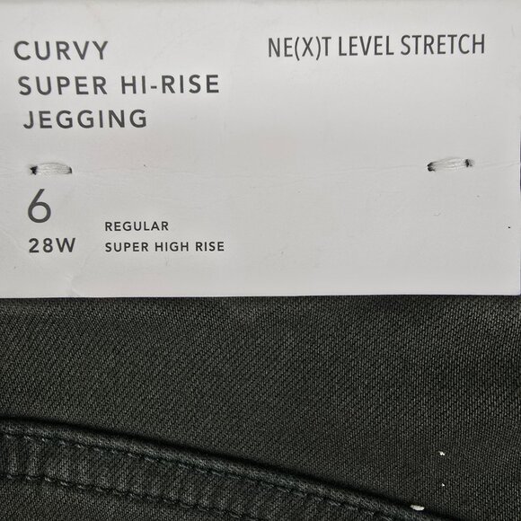 American Eagle Camo Jeggings Women 6 Curvy Super High Rise Stretch NEW - Picture 7 of 9